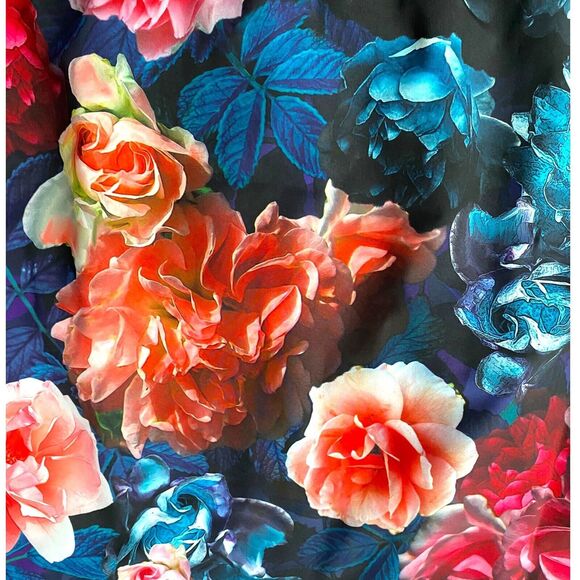 JOHNNY WAS ACTIVE STUDIO FULL ZIP JACKET Size XS But Oversized‎ NWOT Floral $318 - Picture 7 of 12